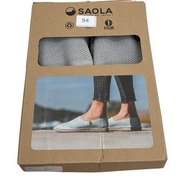 SAOLA Women's Sequoia II Slip-On Shoes Light Grey NWB Size 9.5 - Picture 7 of 12